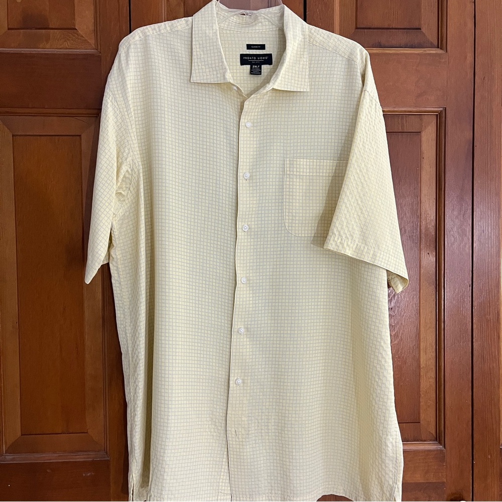 Men’s Pronti Uomo 2XL classic fit button down shirt